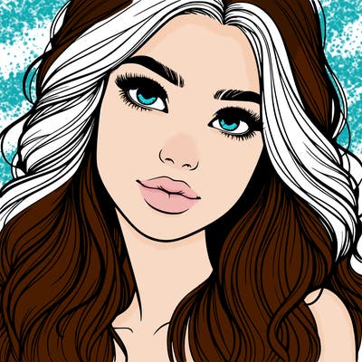 beautiful realistic girl