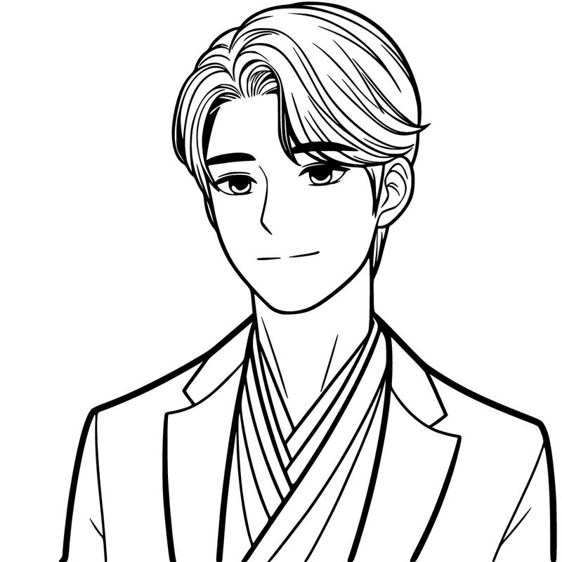 a handsome korean man