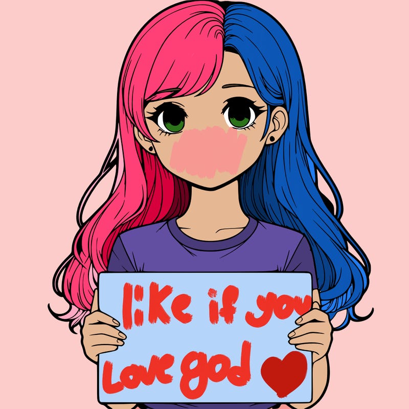 realistic girl holding a sign