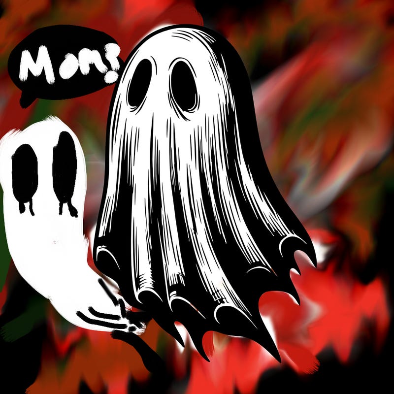 realistic creepy ghost