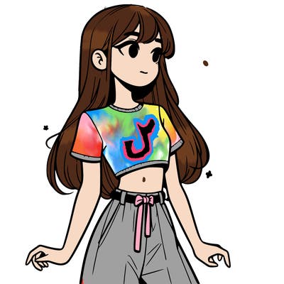 girl in a cute crop top