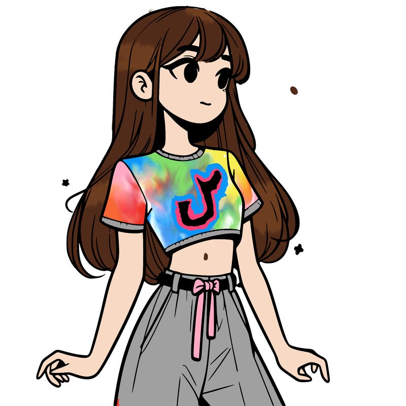 girl in a cute crop top