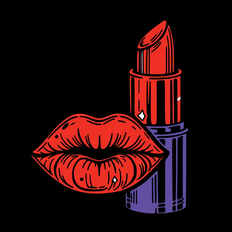 lips and lipstick