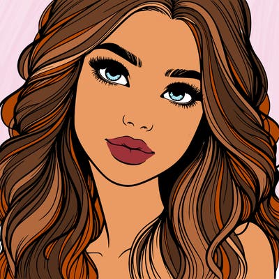 beautiful realistic girl