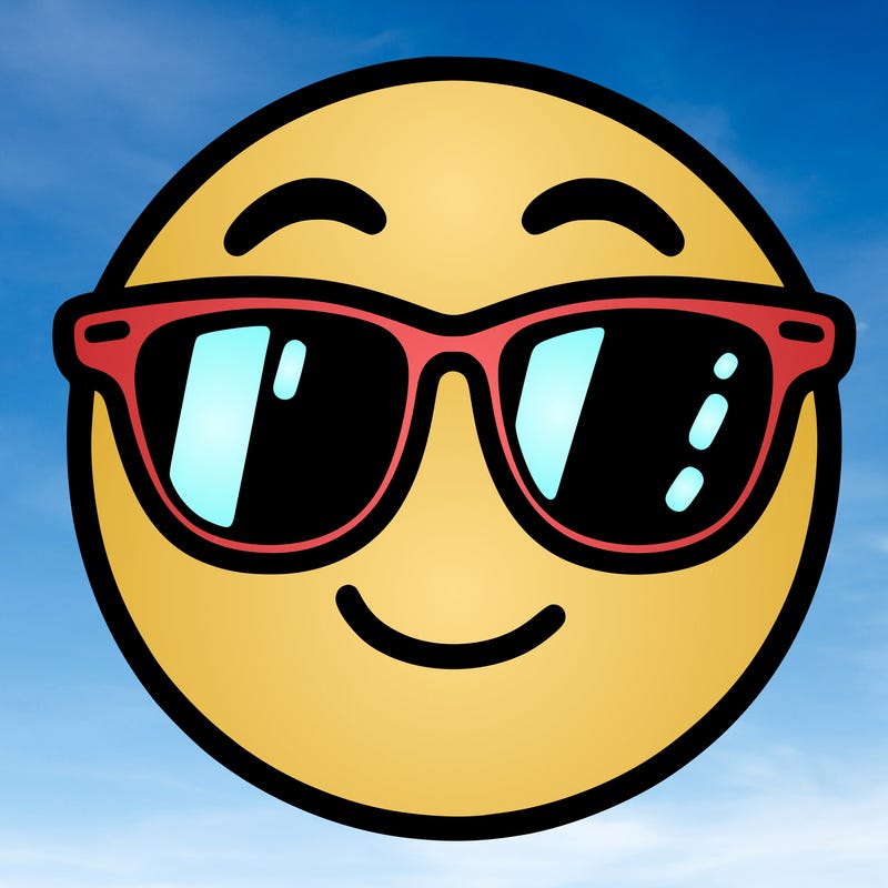emoji with sunglasses