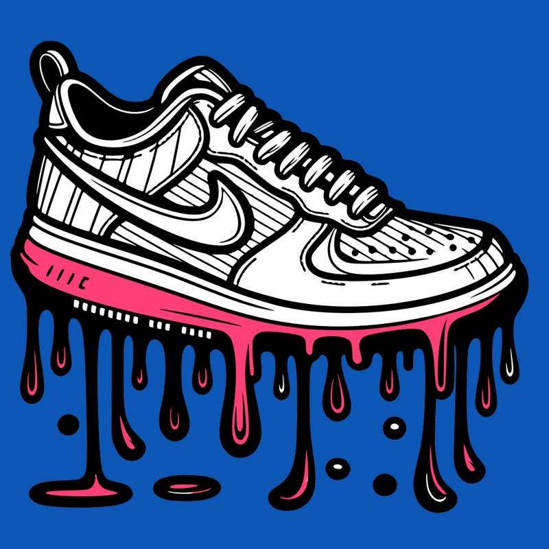 drippy nike shoe