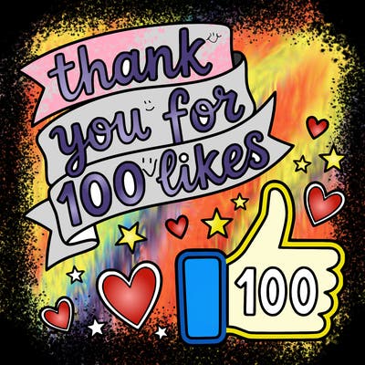 thank you for 100 likes
