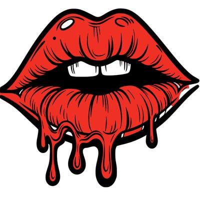 lips that look realistic and drip
