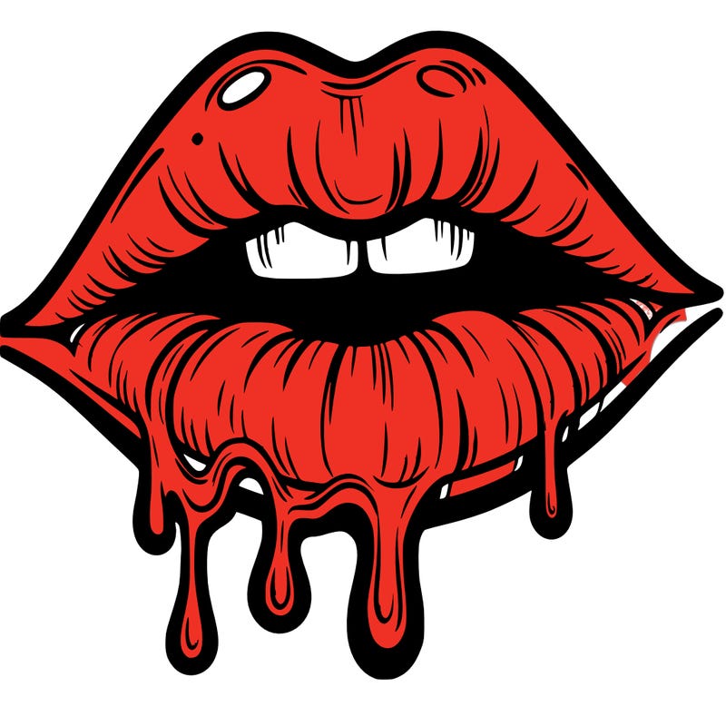 lips that look realistic and drip