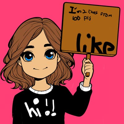 realistic girl holding up a sign