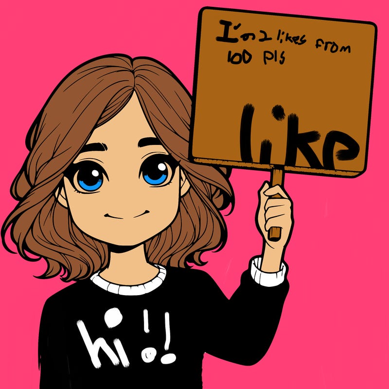 realistic girl holding up a sign