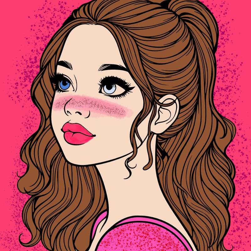 beautiful realistic girl