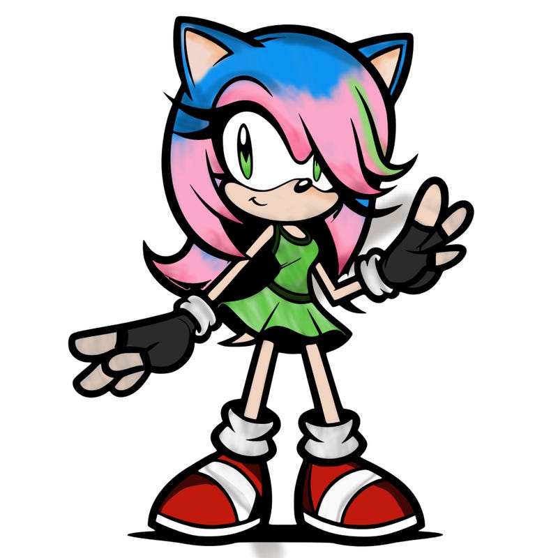 an original sonic character female