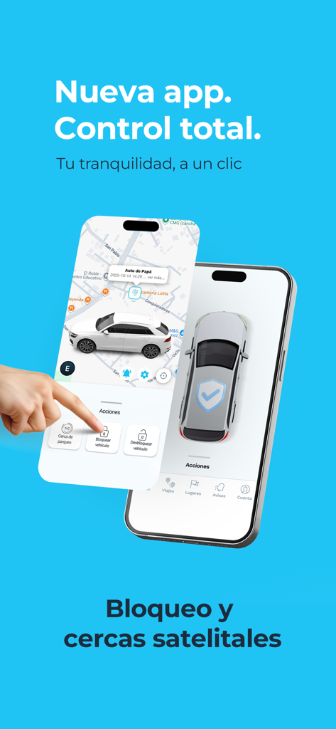 Tracklink Ecuador - Tracklink Ecuador mobile app interface for remote vehicle tracking and security management