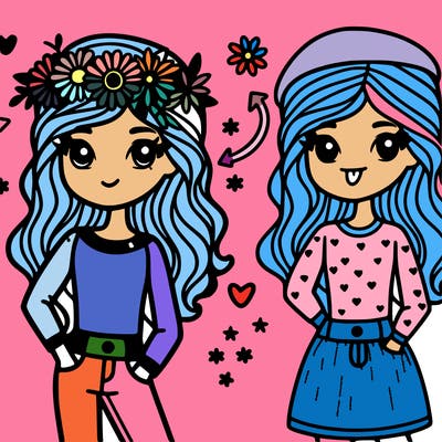 unique beautiful awesome popular girl