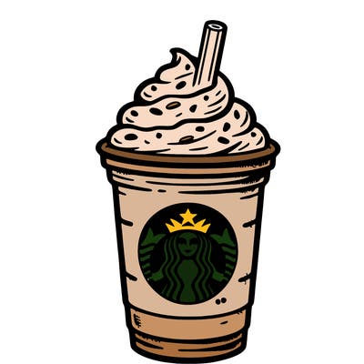 starbucks, frappuccino