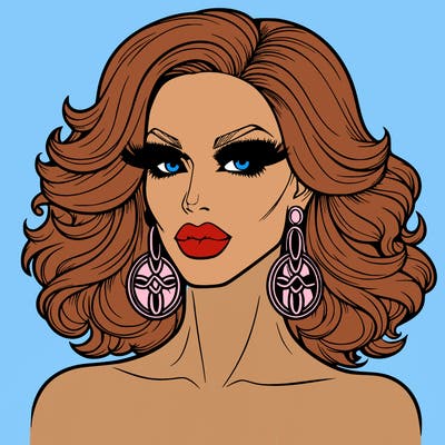 realistic drag queen