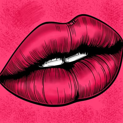 realistic lips