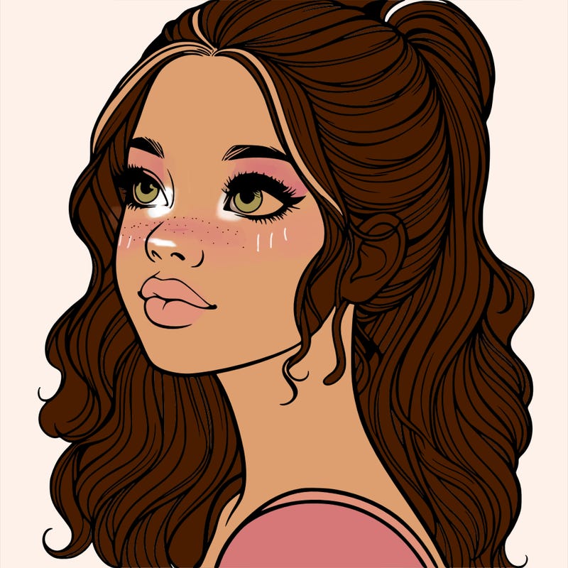 beautiful realistic girl