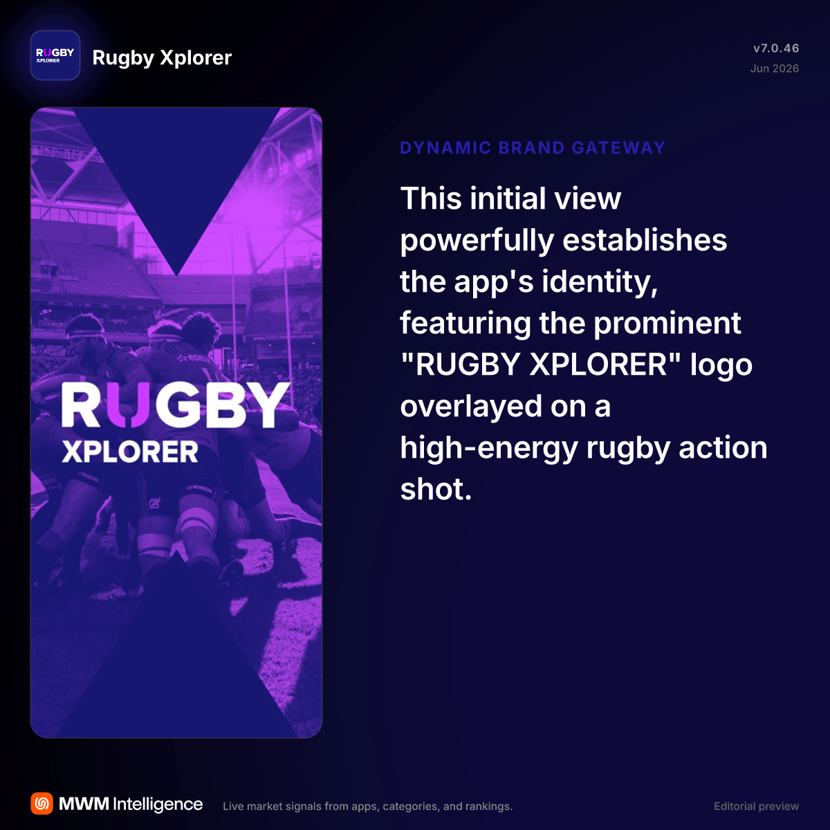 Rugby Xplorer - Sports App | MWM