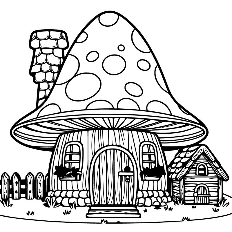 mushroom house