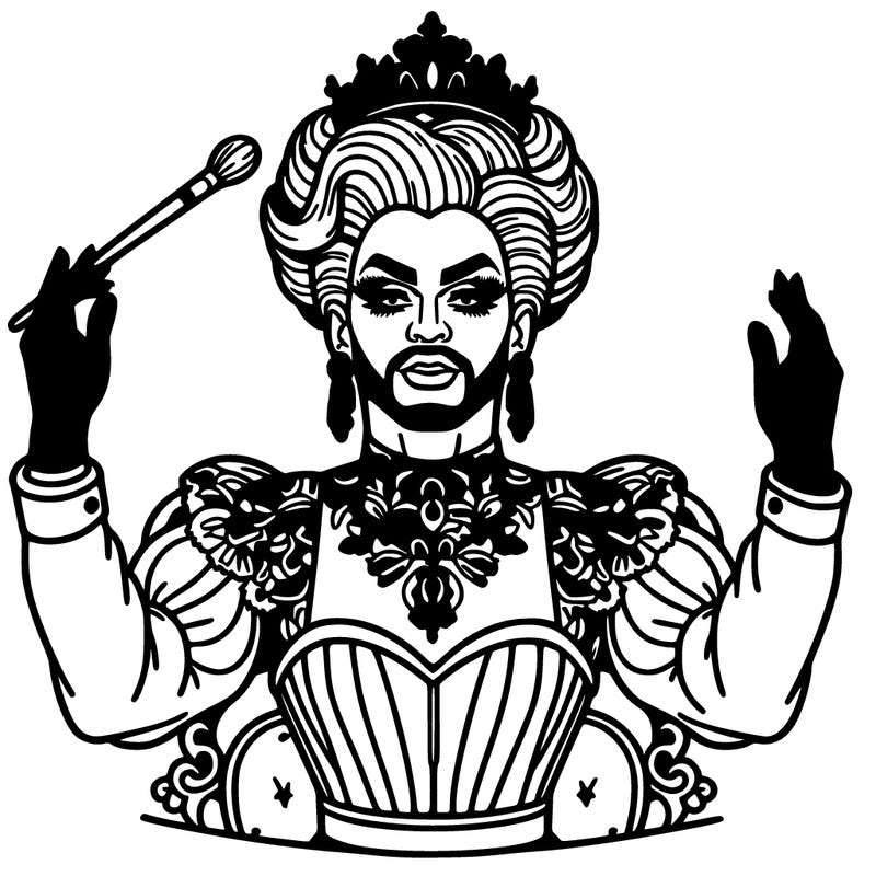 man drag queen
