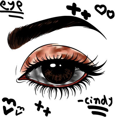 eye closed realistic