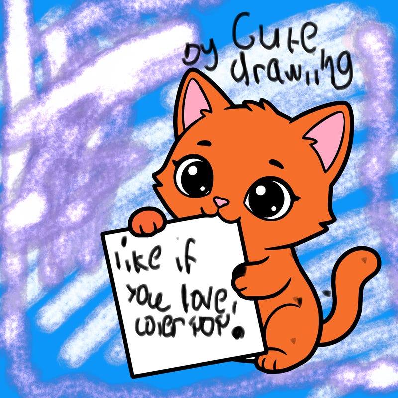 a small cat with a blank sheet of paper in its hand. the cat is sooooooo cute!