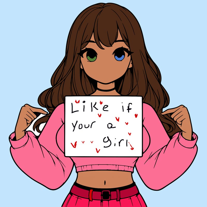 girl holding a blank sign in a long sleeve crop top