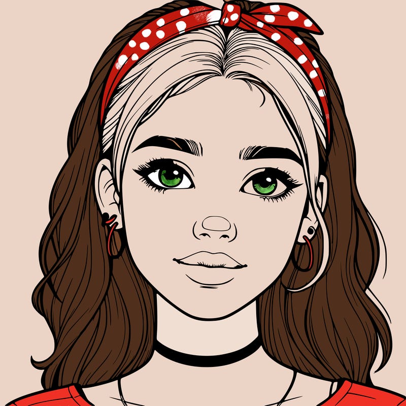 realistic teenage girl