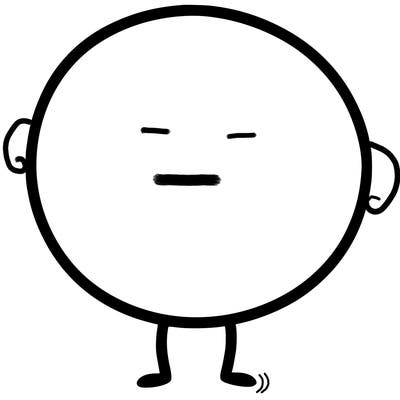 a plain circle with nothing else