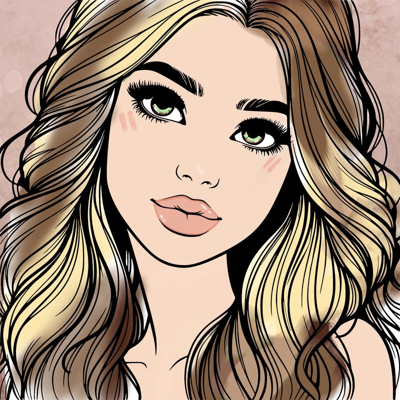 beautiful realistic girl