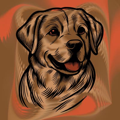 realistic dog