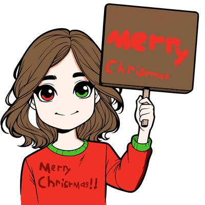 realistic girl holding up a sign