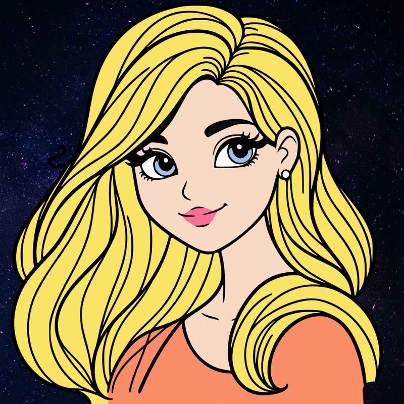 woman with long hair