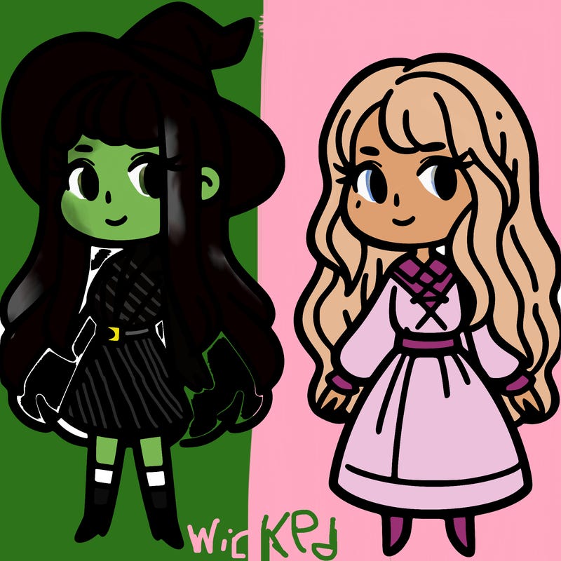 elphaba and glinda