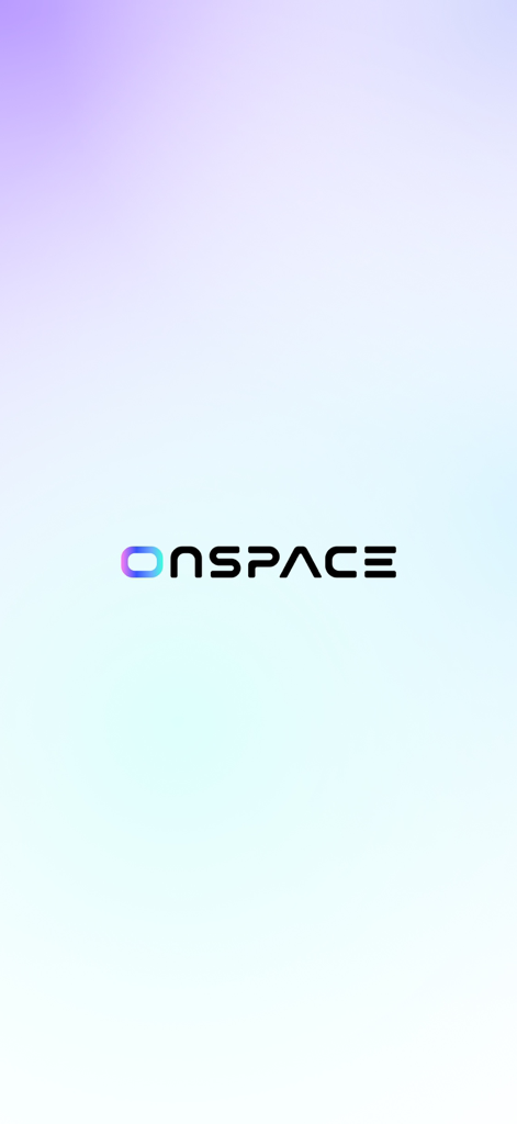 OnSpace AI brand logo on a light gradient background
