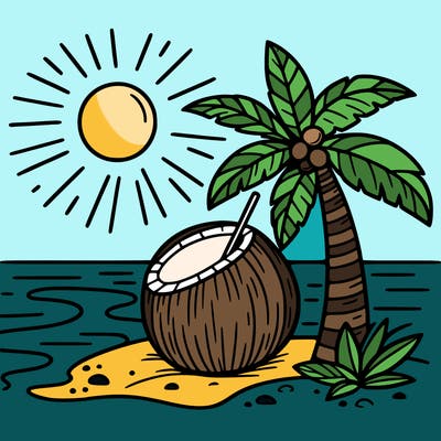 summer  coconut