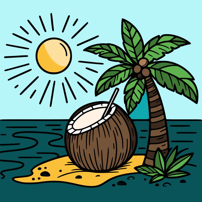 summer  coconut