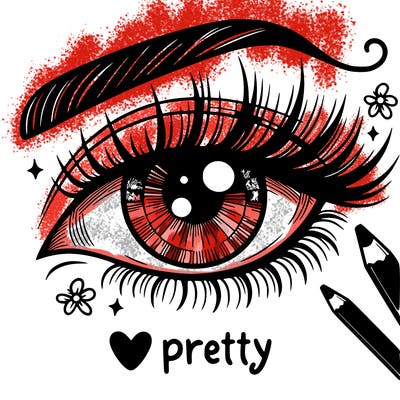 pretty eye