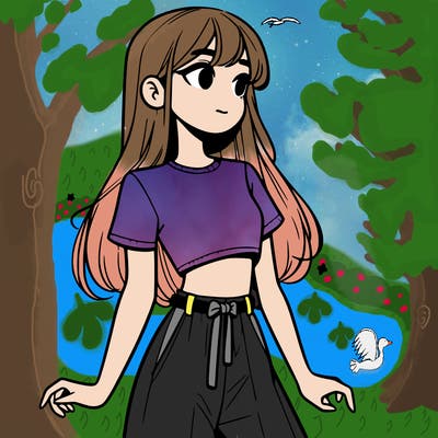 girl in a cute crop top