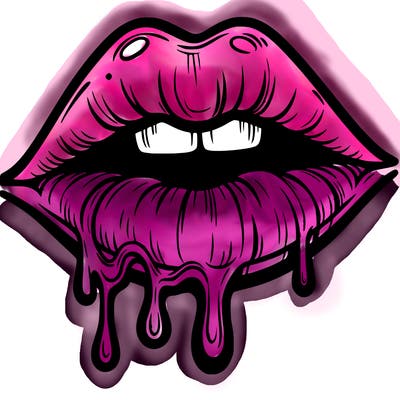 lips that look realistic and drip