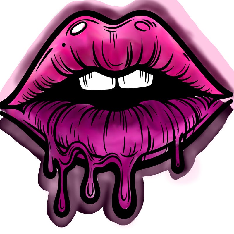 lips that look realistic and drip