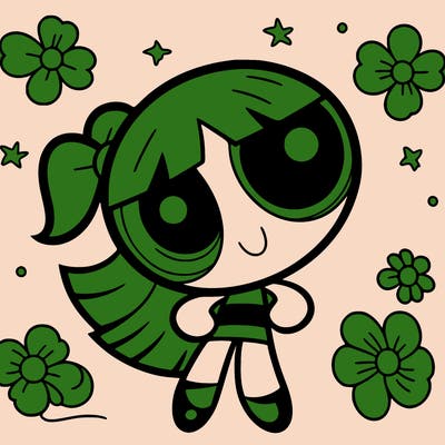 a powerpuff girl