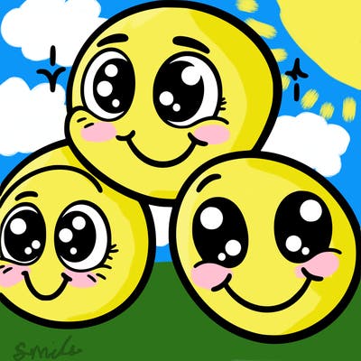 smiley faces