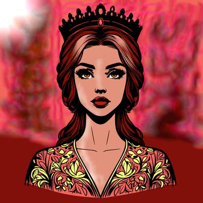 realistic beautiful queen