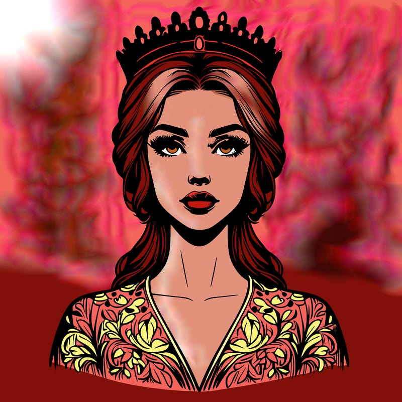 realistic beautiful queen