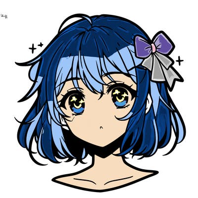 anime girl face