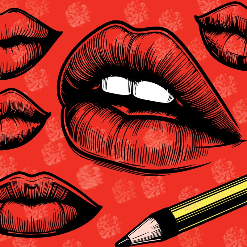 realistic  lips