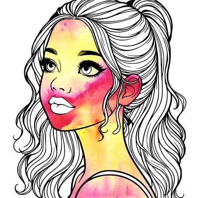 beautiful realistic girl